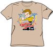Star Trek T-shirt - Kirk Captain Suave Adult Sand
