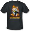 Star Trek T-shirt - Not As Frustrating Cartoon Adult Charcoal