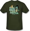 Star Trek T-shirt - So Many Green Women Adult Army Green