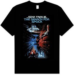 Star Trek T-shirt - Star Trek III The Search For Spock Black