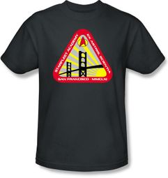 Star Trek T-shirt - Starfleet Academy Adult Charcoal Gray