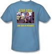 Star Trek T-shirt - TV Series Episode 25 Adult Carolina Blue
