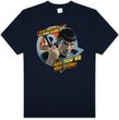 Star Trek T-shirt - TV Show Spock Pon Far Adult Navy Blue