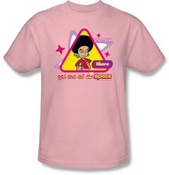 Star Trek T-shirt - Uhura Out of My Space Adult Pink