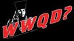 Star Trek T-shirt - WWQD What Would Q Do? Adult Black