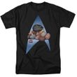 Star Trek Cats "Five Year Nap" Black T-shirt