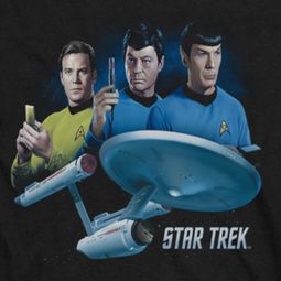 Star Trek The Main Three Shirts