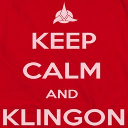 Star Trek - The Next Generation Calm Klingon Shirts