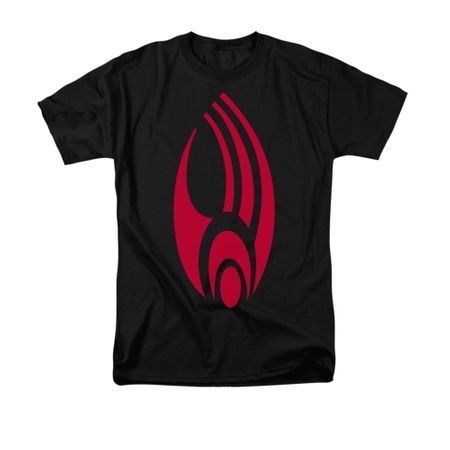 Star Trek - The Next Generation Shirt Borg Logo Adult Black Tee T-Shirt