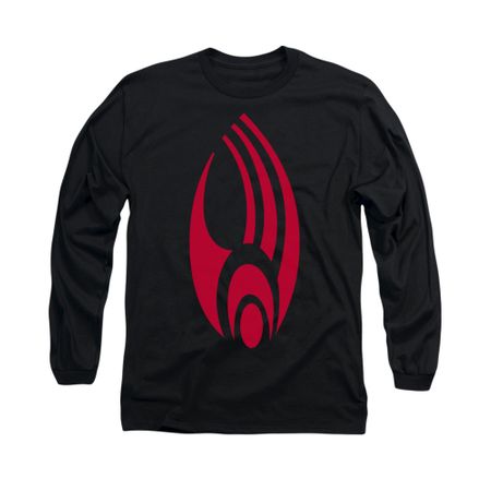Star Trek - The Next Generation Shirt Borg Logo Long Sleeve Black Tee T-Shirt