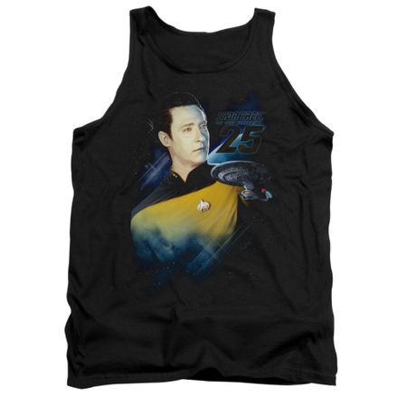 Star Trek - The Next Generation Tank Top Data 25th Black Tanktop