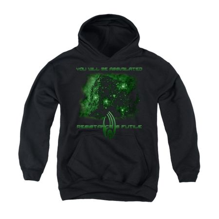 Star Trek - The Next Generation Youth Hoodie Assimilate Black Kids Hoody
