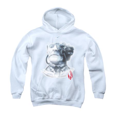 Star Trek - The Next Generation Youth Hoodie Borg Head White Kids Hoody