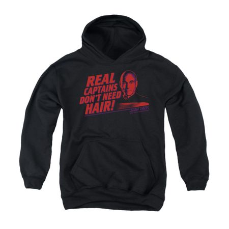 Star Trek - The Next Generation Youth Hoodie Real Captain Black Kids Hoody