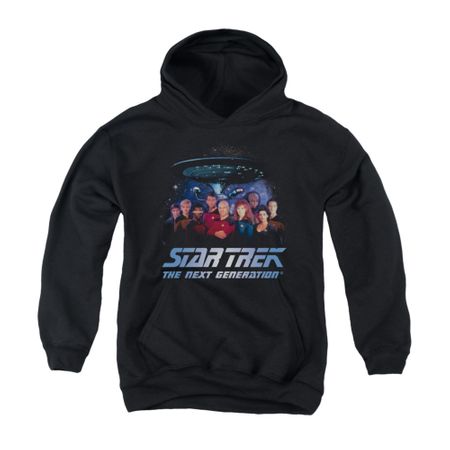 Star Trek - The Next Generation Youth Hoodie Space Group Black Kids Hoody