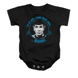 Star Trek - The Original Series Baby Romper Almost Smile Black Infant Babies Creeper