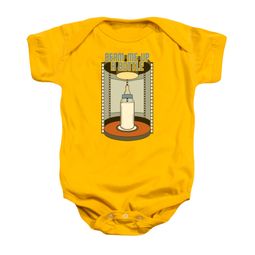 Star Trek - The Original Series Baby Romper Bottle Beam Up Gold Infant Babies Creeper