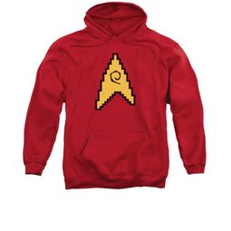 Star Trek - The Original Series Hoodie Sweatshirt 8 Bit Science Red Adult Hoody Sweat Shirt