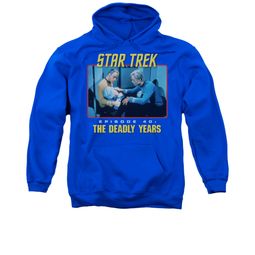 Star Trek - The Original Series Hoodie Sweatshirt Episode 40 Royal Blue Adult Hoody Sweat Shirt