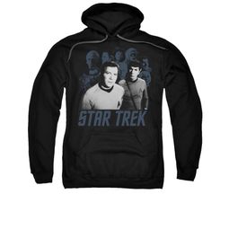 Star Trek - The Original Series Hoodie Sweatshirt Kirk Spock And Company Black Adult Hoody Sweat Shirt Star Trek - The Original Series Hoodie Sweatshirt Kirk Spock And Company Black Adult Hoody Sweat Shirt