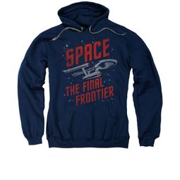 Star Trek - The Original Series Hoodie Sweatshirt Space Travel Navy Adult Hoody Sweat Shirt