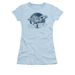 Star Trek - The Original Series Shirt Juniors Retro Enterprise Crew Light Blue Tee T-Shirt