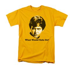 Star Trek - The Original Series Shirt What Would Sulu Do Adult Gold Tee T-Shirt