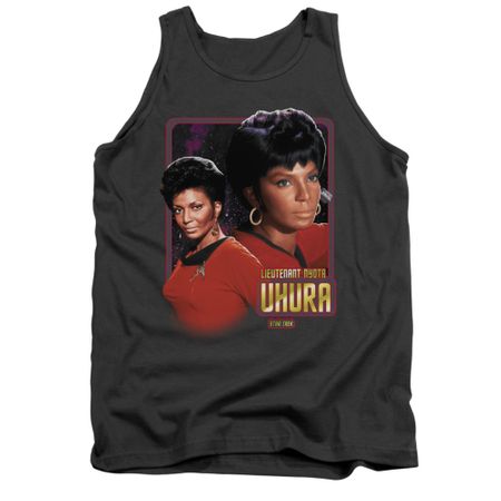 Star Trek - The Original Series Tank Top Lieutenant Uhura Charcoal Tanktop
