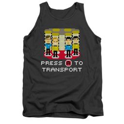 Star Trek - The Original Series Tank Top Press A To Transport Charcoal Tanktop