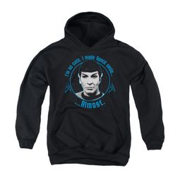 Star Trek - The Original Series Youth Hoodie Almost Smile Black Kids Hoody