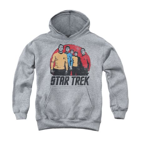 Star Trek - The Original Series Youth Hoodie Landing Party Athletic Heather Kids Hoody