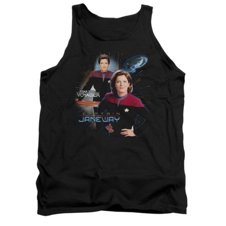 Star Trek - Voyager Tank Top Captain Janeway Black Tanktop