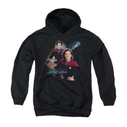 Star Trek - Voyager Youth Hoodie Captain Janeway Black Kids Hoody