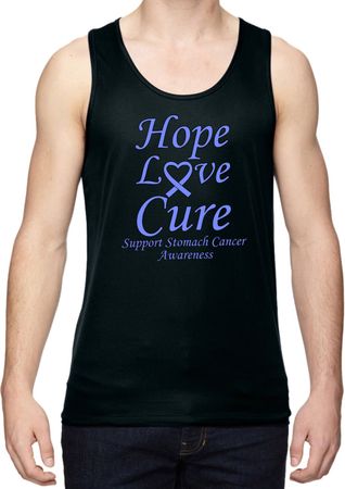 Stomach Cancer Hope Love Cure Dry Wicking Tank Top