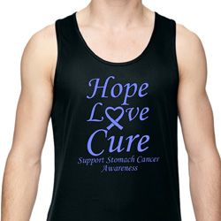 Stomach Cancer Hope Love Cure Dry Wicking Tank Top