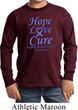 Stomach Cancer Hope Love Cure Kids Long Sleeve