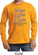 Stomach Cancer Hope Love Cure Kids Long Sleeve