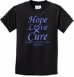 Stomach Cancer Hope Love Cure Kids T-shirt