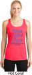 Stomach Cancer Hope Love Cure Ladies Dry Wicking Racerback