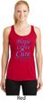 Stomach Cancer Hope Love Cure Ladies Dry Wicking Racerback