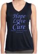Stomach Cancer Hope Love Cure Ladies Dry Wicking Tank Top