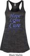 Stomach Cancer Hope Love Cure Ladies Flowy Racerback