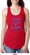 Stomach Cancer Hope Love Cure Ladies Ideal Racerback