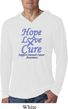 Stomach Cancer Hope Love Cure Lightweight Hoodie Tee