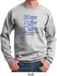 Stomach Cancer Hope Love Cure Sweatshirt