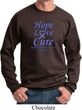 Stomach Cancer Hope Love Cure Sweatshirt