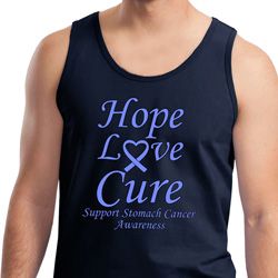 Stomach Cancer Tank Top Hope Love Cure Tanktop