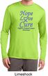 Stomach Cancer Tee Hope Love Cure Dry Wicking Long Sleeve