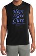Stomach Cancer Tee Hope Love Cure Dry Wicking Sleeveless Shirt