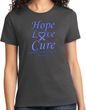 Stomach Cancer Tee Hope Love Cure Ladies T-shirt